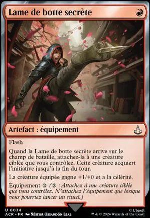 Lame de botte secrète
