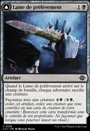 Lame de prélèvement // Sépulcre dévorant