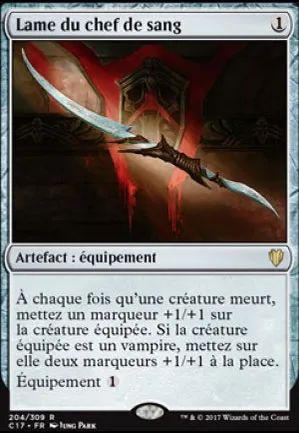 Lame du chef de sang