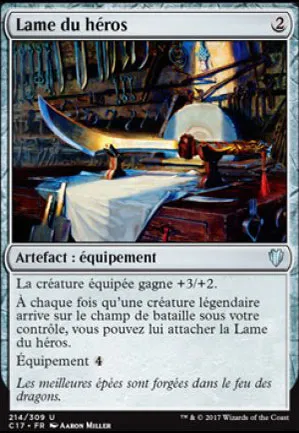 Lame du héros