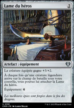 Lame du héros