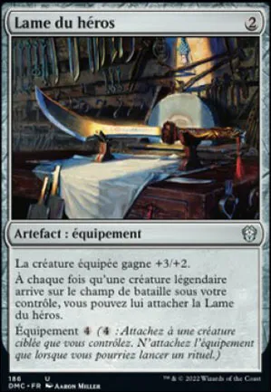 Lame du héros