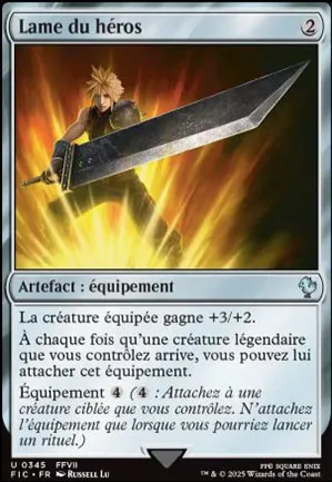 Lame du héros