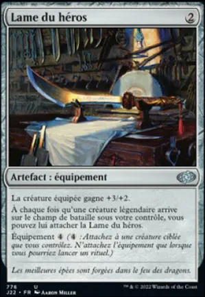 Lame du héros