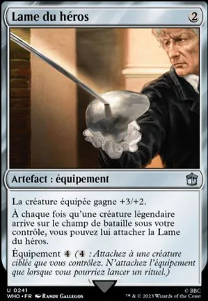 Lame du héros