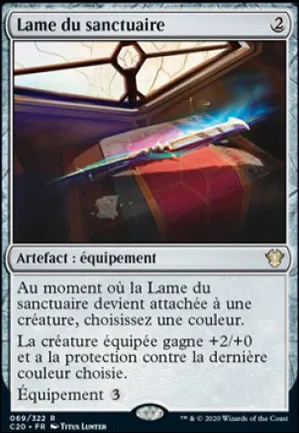 Lame du sanctuaire