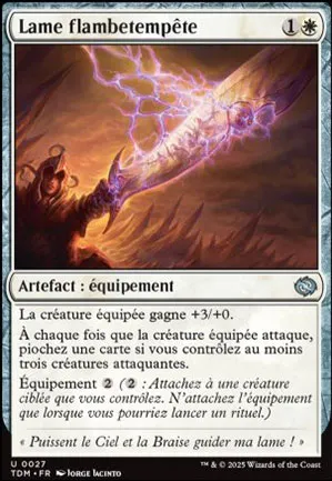 Lame flambetempête