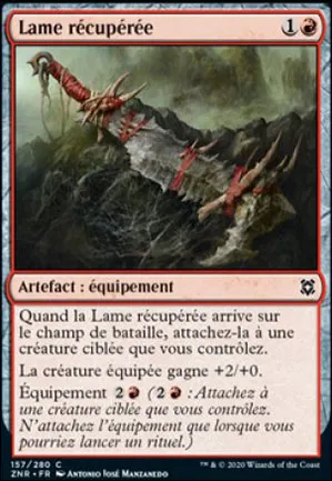 Lame récupérée