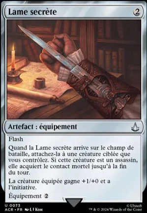 Lame secrète