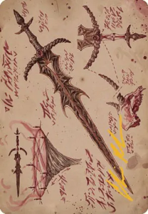 Lamenoire reforgée - Illustration