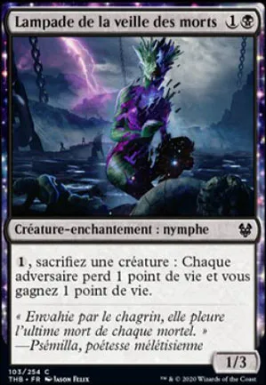 Lampade de la veille des morts