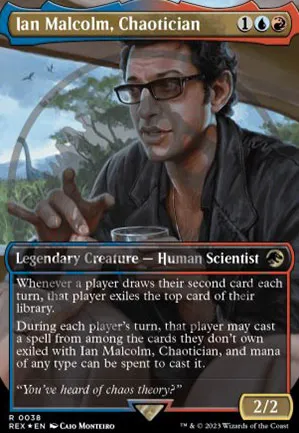 lan Malcolm, théoricien du chaos
