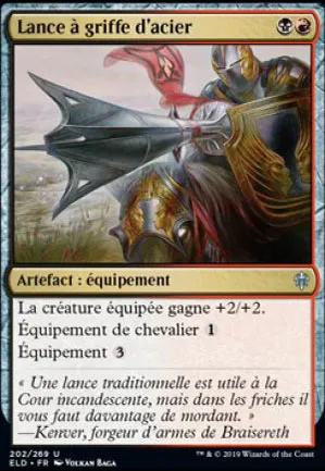 Lance à griffe d'acier
