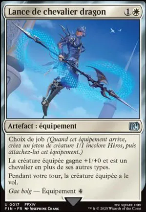 Lance de chevalier dragon