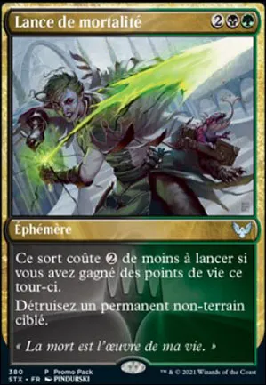 Lance de mortalité