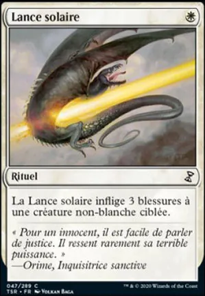 Lance solaire
