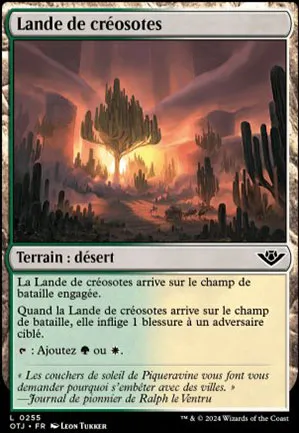 Lande de créosotes