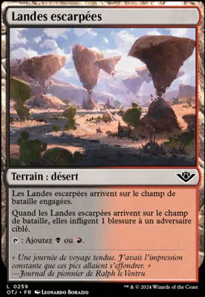 Landes escarpées