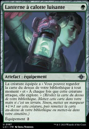 Lanterne à calotte luisante