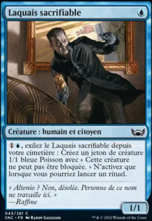 Laquais sacrifiable