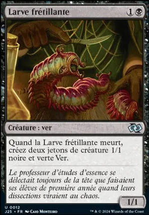Larve frétillante