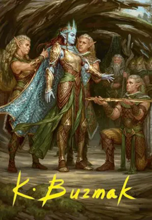 Lathril, lame des elfes - Illustration
