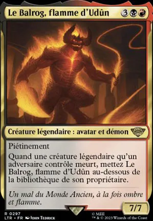 Le Balrog, flamme d'Udûn