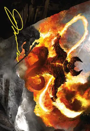 Le Balrog, Fléau de Durin - Illustration