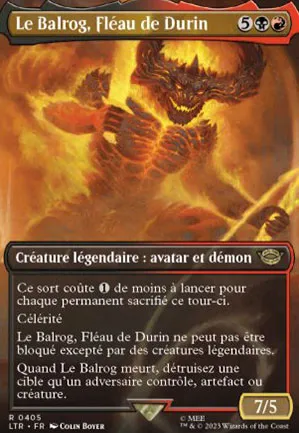 Le Balrog, Fléau de Durin