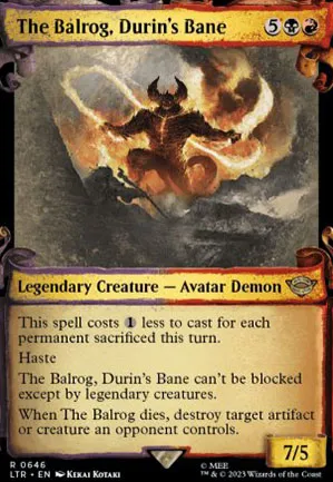 Le Balrog, Fléau de Durin