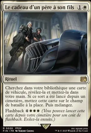 Le cadeau d'un père à son fils