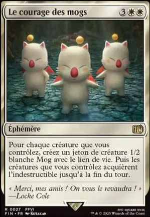 Le courage des mogs