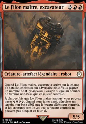 Le Filon maître, excavateur