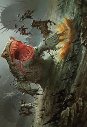 Le Gitrog, monture vorace - Illustration