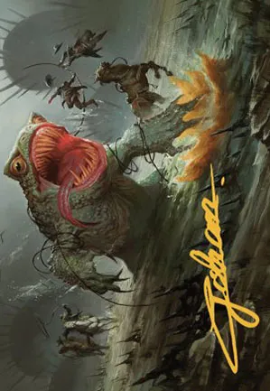 Le Gitrog, monture vorace - Illustration
