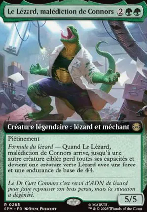 Le Lézard, malédiction de Connors