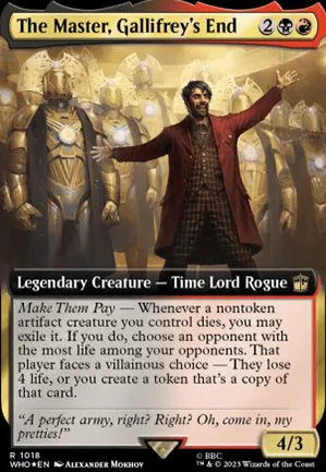 Le Maître, crépuscule de Gallifrey