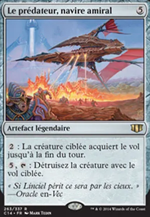 Le prédateur, navire amiral