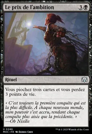 Le prix de l'ambition