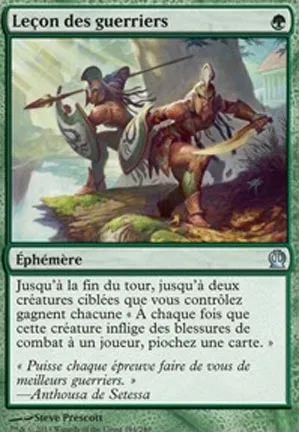 Leçon des guerriers