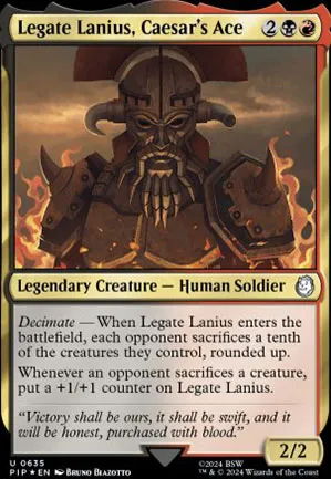 Légat Lanius, champion de Caesar