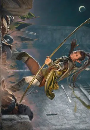 Legolas, compteur de morts - Illustration