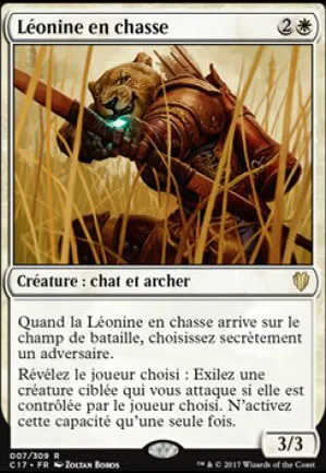 Léonine en chasse