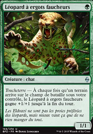 Léopard à ergots faucheurs