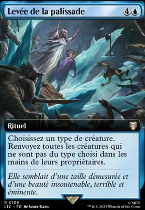 Levée de la palissade