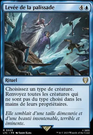 Levée de la palissade