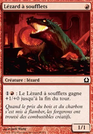 Lézard à soufflets
