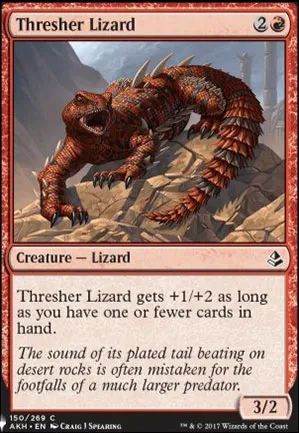 Lézard batteur