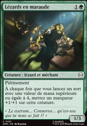 Lézards en maraude