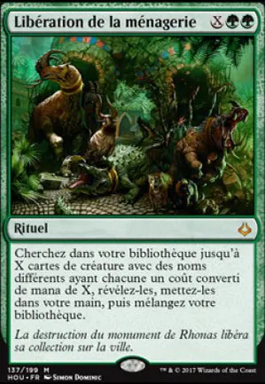 Libération de la ménagerie